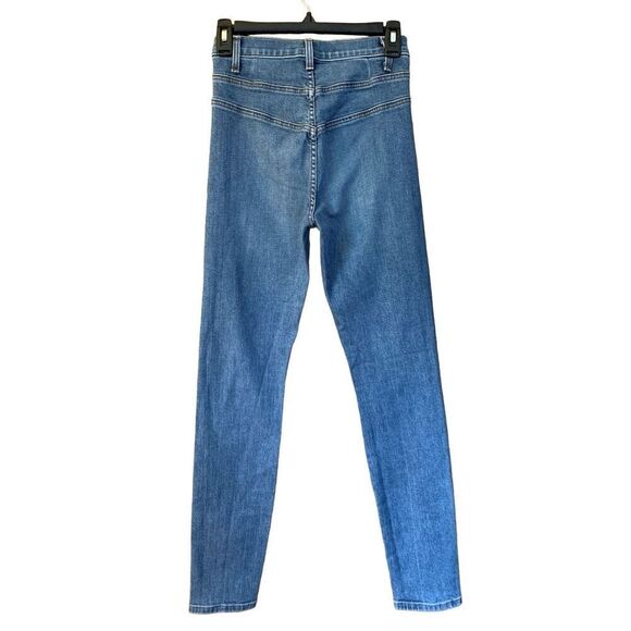 Reformation Suzie Skinny Jeans in Rhine Wash Blue Size 26 - Picture 2 of 12